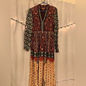 Anthropologie Maxi Dress EUC